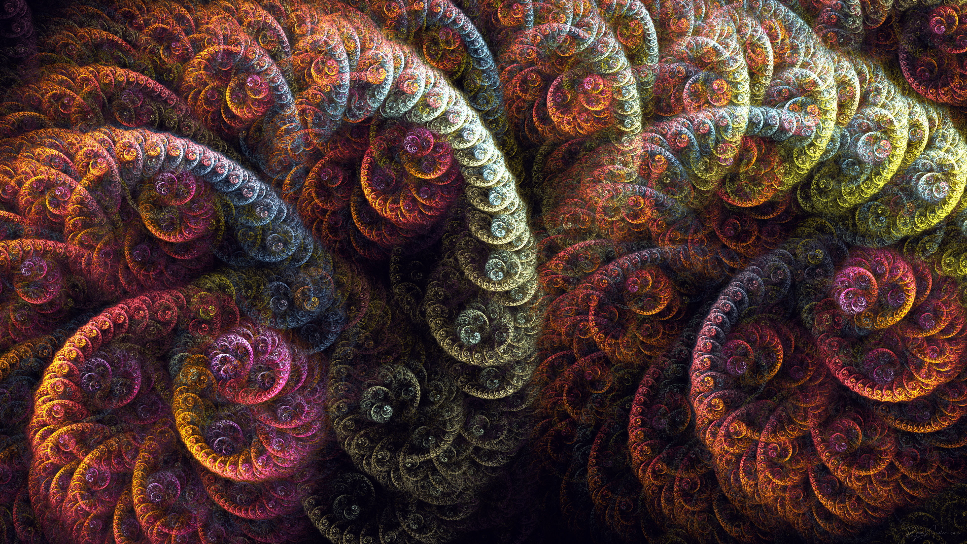 8K fractal wallpaper